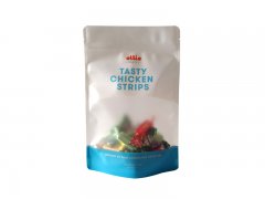 Frosted Window Stand Up Pouch with Zipper